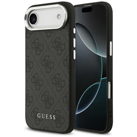 MagSafe ovitek za Apple iPhone 17 Air, Guess, 4G Classic Logo, črn