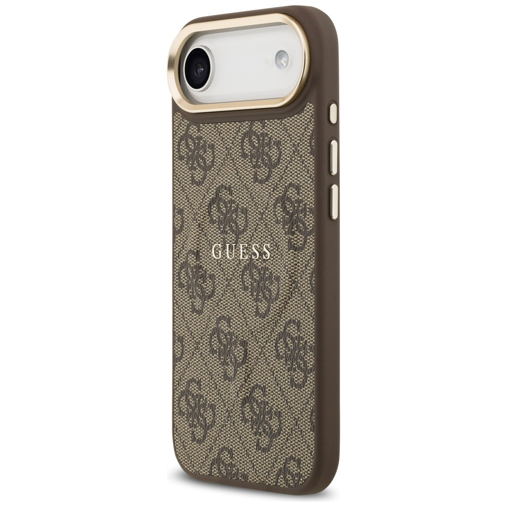 Ovitek MagSafe za Apple iPhone 17 Air, Guess, 4G Classic, Rjava