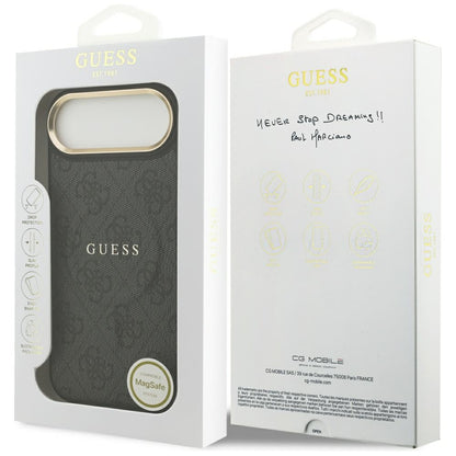 MagSafe ovitek za Apple iPhone 17 Air, Guess, 4G Classic, črn