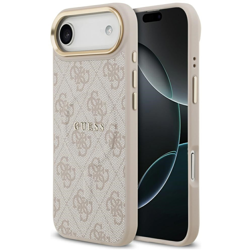 MagSafe ovitek za Apple iPhone 17 Air, Guess, 4G Classic, Roza