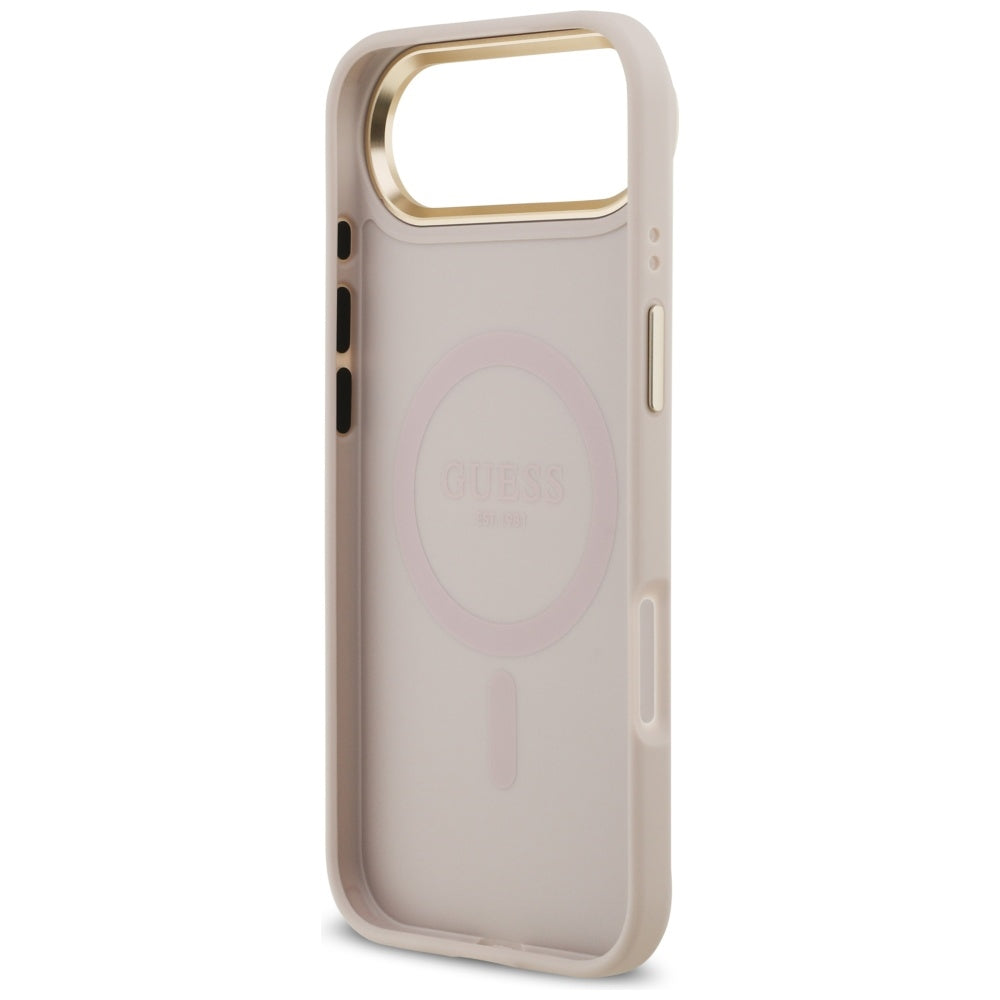 MagSafe ovitek za Apple iPhone 17 Air, Guess, 4G Classic, Roza
