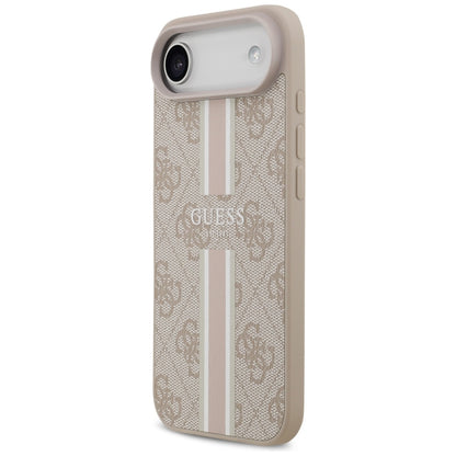MagSafe ovitek za Apple iPhone 17 Air, Guess, 4G Printed Stripes, Roza