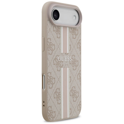 MagSafe ovitek za Apple iPhone 17 Air, Guess, 4G Printed Stripes, Roza