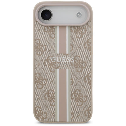 MagSafe ovitek za Apple iPhone 17 Air, Guess, 4G Printed Stripes, Roza