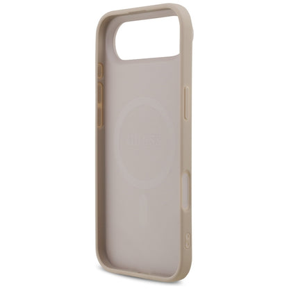 MagSafe ovitek za Apple iPhone 17 Air, Guess, 4G Printed Stripes, Roza