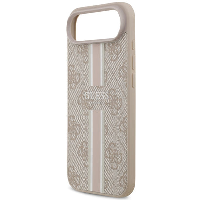 MagSafe ovitek za Apple iPhone 17 Air, Guess, 4G Printed Stripes, Roza