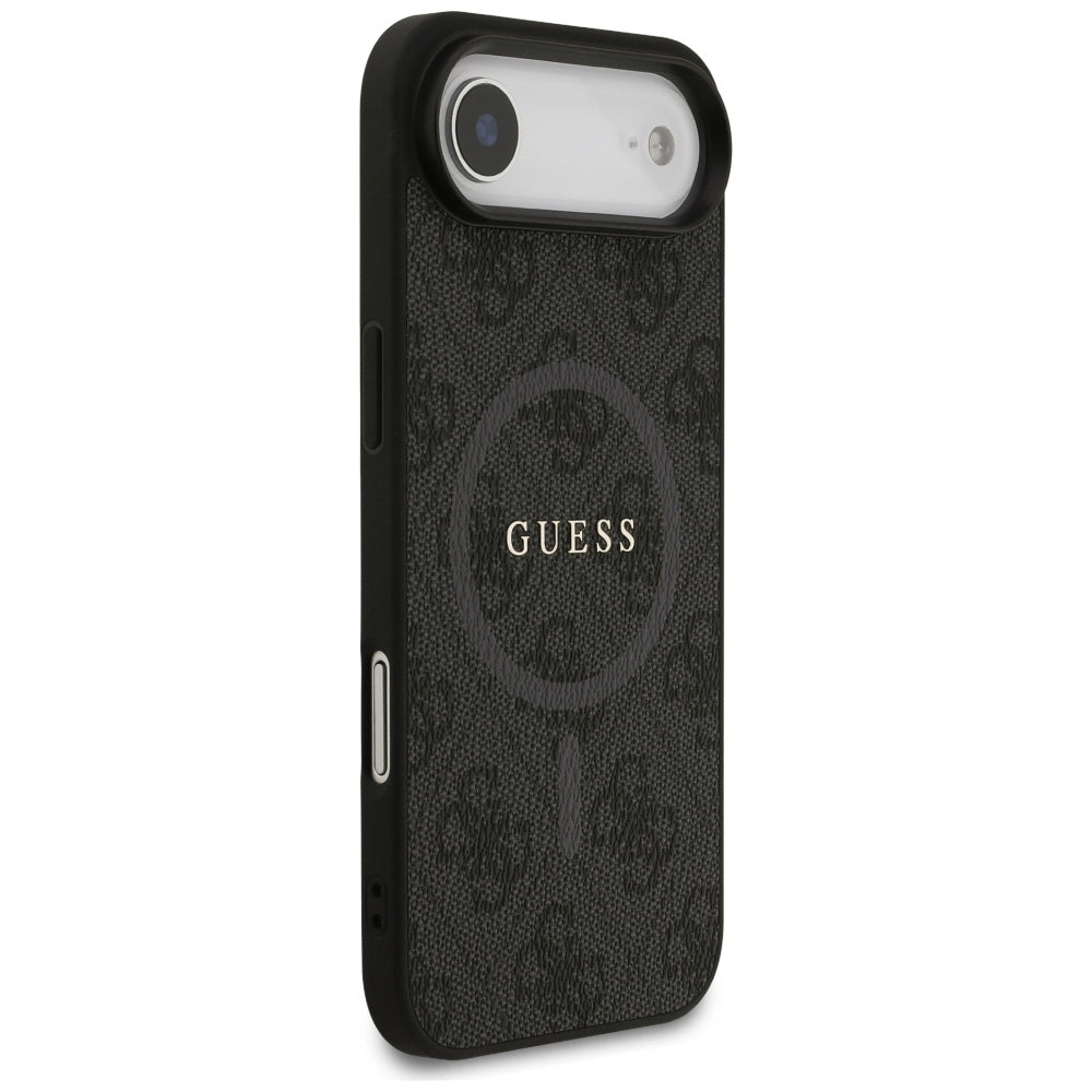 Ovitek MagSafe za Apple iPhone 17 Air, Guess, 4G Ring Classic Logo, črn