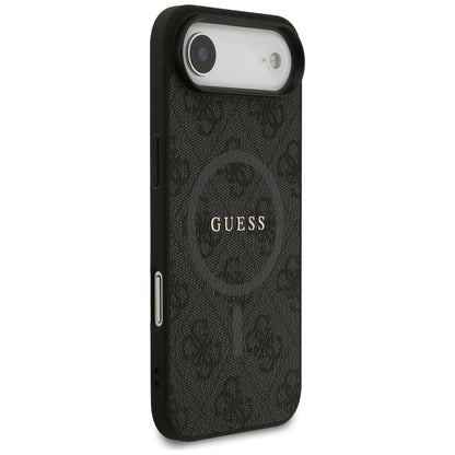 Ovitek MagSafe za Apple iPhone 17 Air, Guess, 4G Ring Classic Logo, črn