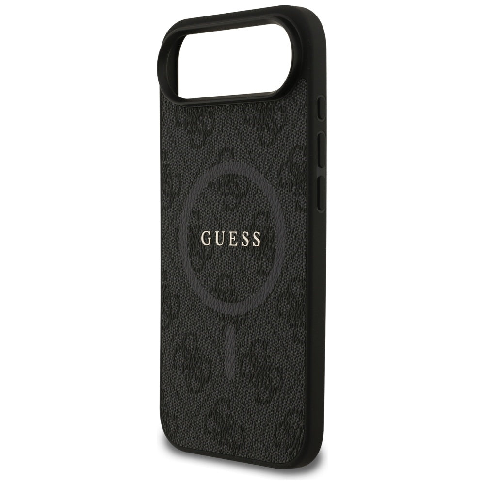 Ovitek MagSafe za Apple iPhone 17 Air, Guess, 4G Ring Classic Logo, črn