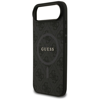 Ovitek MagSafe za Apple iPhone 17 Air, Guess, 4G Ring Classic Logo, črn