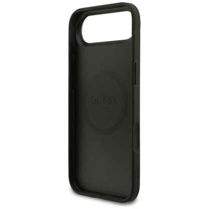 Ovitek MagSafe za Apple iPhone 17 Air, Guess, 4G Ring Classic Logo, črn