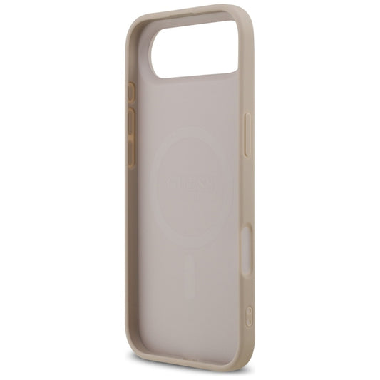 Ovitek MagSafe za Apple iPhone 17 Air, Guess, 4G Ring Classic Logo, Roza