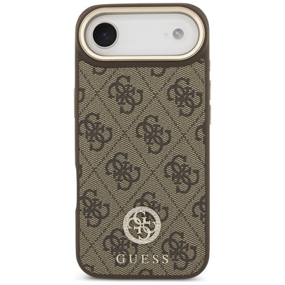 MagSafe ovitek za Apple iPhone 17 Air, Guess, 4G Strass Logo, rjava