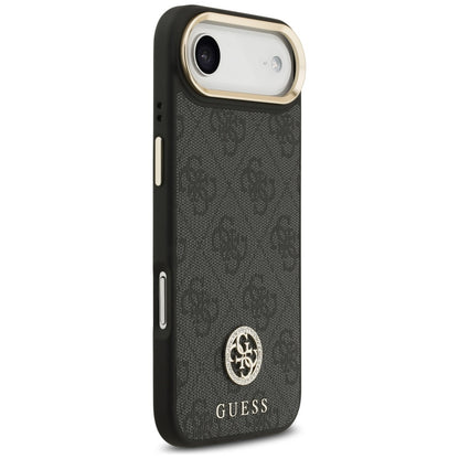 Ovitek MagSafe za Apple iPhone 17 Air, Guess, 4G Strass Logo, Črn