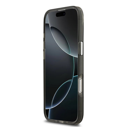 Ovitek MagSafe za Apple iPhone 17 Air, Guess, IML Gradient Triangle Logo, Črna