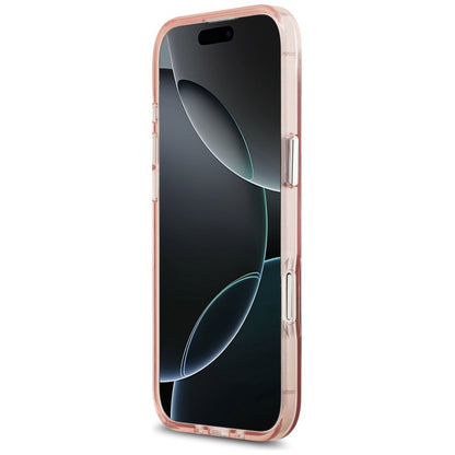 Ovitek MagSafe za Apple iPhone 17 Air, Guess, IML Gradient Triangle Logo, Roza