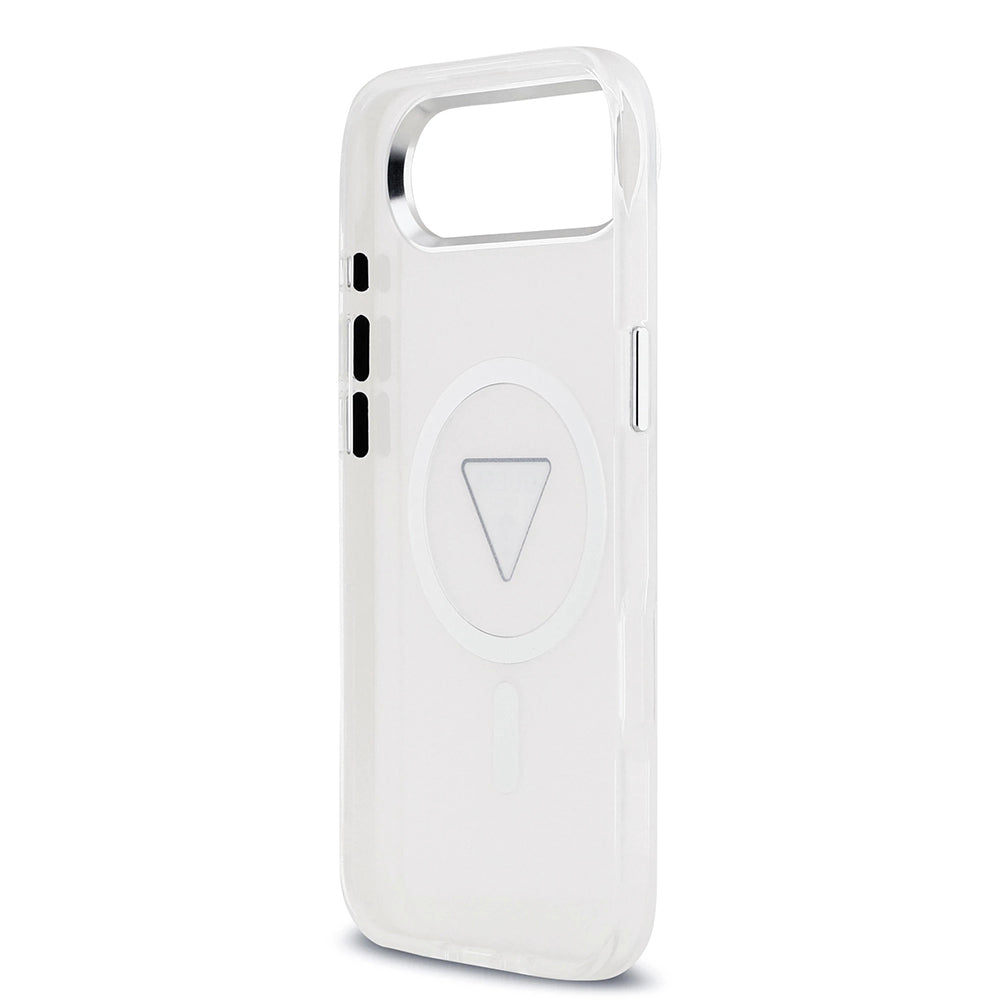 Ovitek MagSafe za Apple iPhone 17 Air, Guess, IML Gradient Triangle Logo, Prozoren