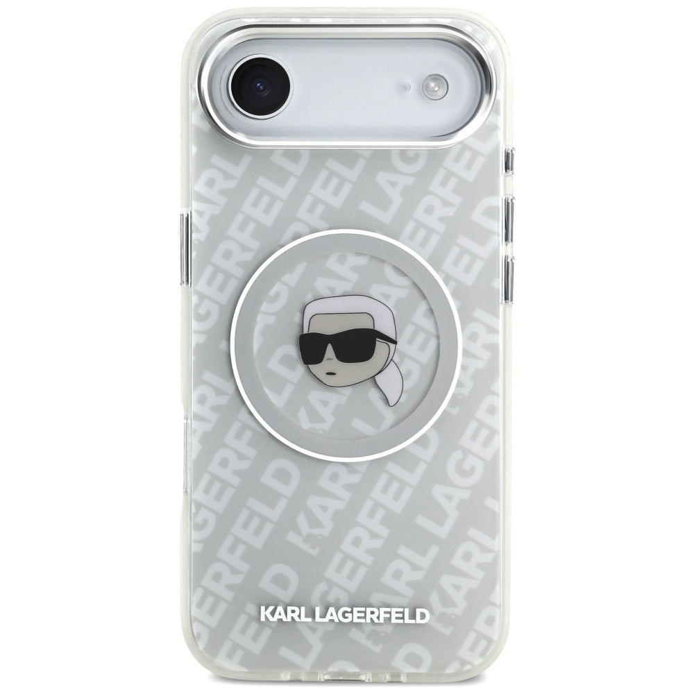 Ovitek MagSafe za Apple iPhone 17 Air, Karl Lagerfeld, IML Karl`s Head, Siv