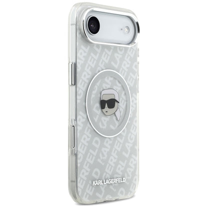 Ovitek MagSafe za Apple iPhone 17 Air, Karl Lagerfeld, IML Karl`s Head, Siv