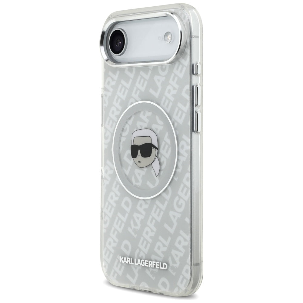 Ovitek MagSafe za Apple iPhone 17 Air, Karl Lagerfeld, IML Karl`s Head, Siv