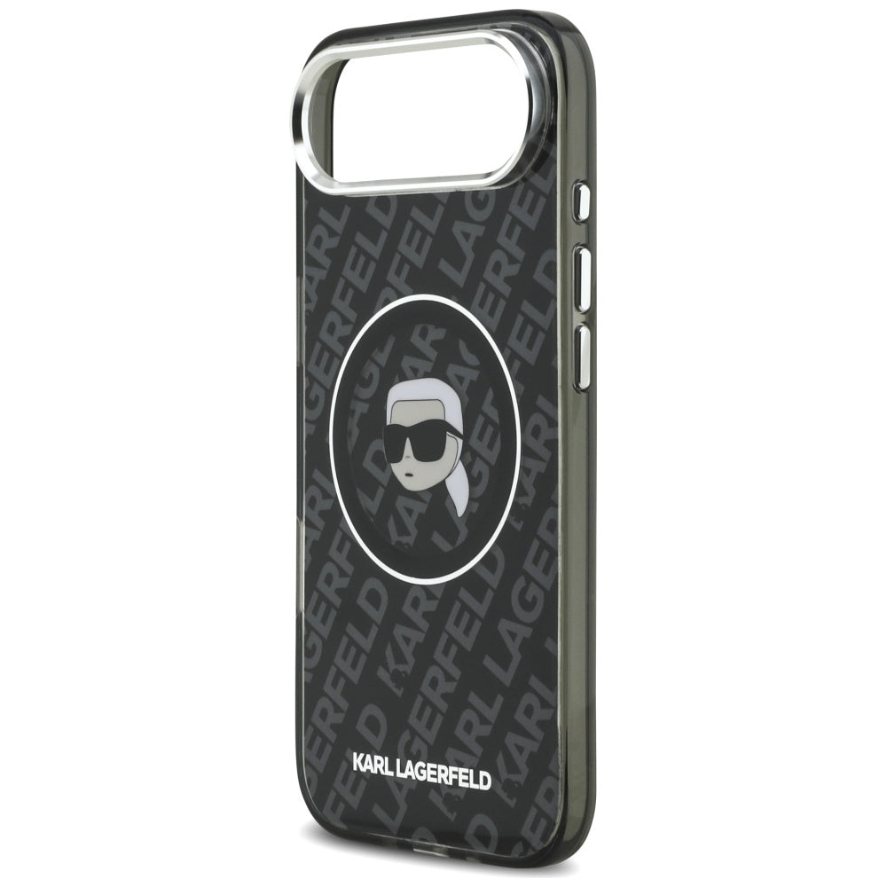 Ovitek MagSafe za Apple iPhone 17 Air, Karl Lagerfeld, IML Karl`s Head, Črn