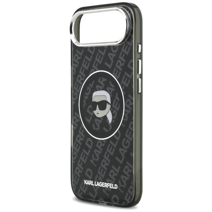 Ovitek MagSafe za Apple iPhone 17 Air, Karl Lagerfeld, IML Karl`s Head, Črn