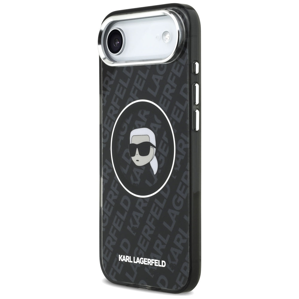 Ovitek MagSafe za Apple iPhone 17 Air, Karl Lagerfeld, IML Karl`s Head, Črn