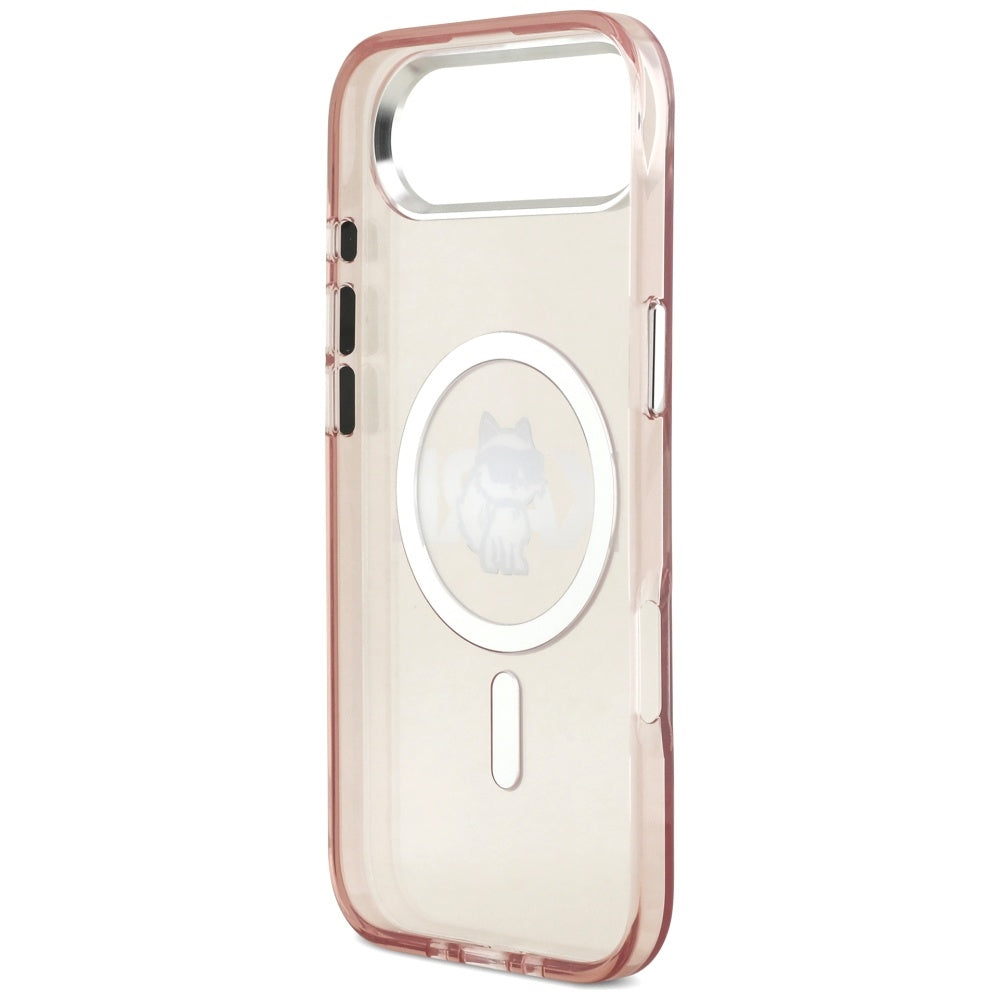 Ovitek MagSafe za Apple iPhone 17 Air, Karl Lagerfeld, IML Sketch Logo Choupette, Roza