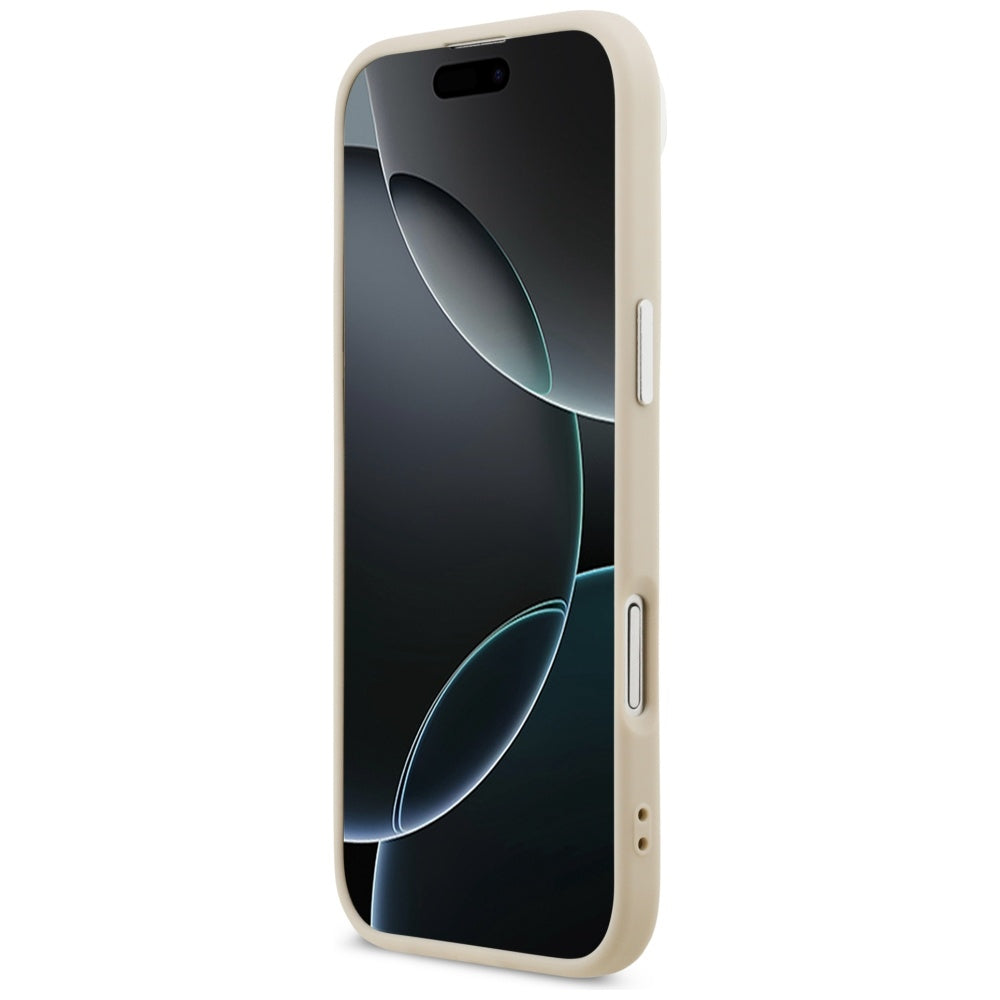 Ovitek MagSafe za Apple iPhone 17 Air, Karl Lagerfeld, Karl & Choupette Pins, Bež