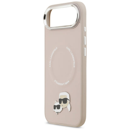 Ovitek MagSafe za Apple iPhone 17 Air, Karl Lagerfeld, Karl & Choupette Pins, Roza