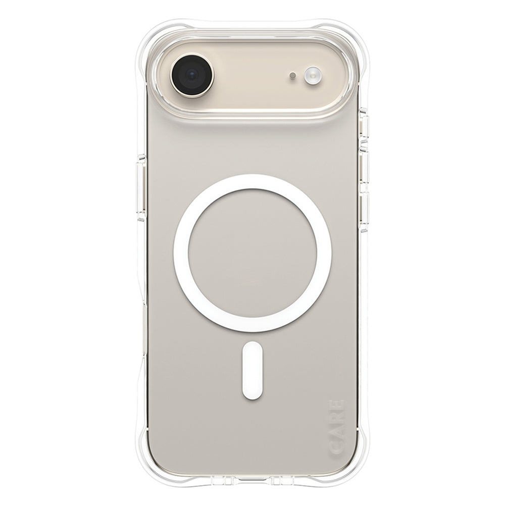 Ovitek MagSafe za Apple iPhone 17 Air, PanzerGlass, Modno Oskrbovan, Prosojno Bel