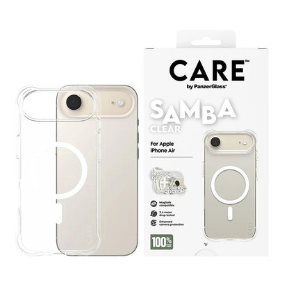 Ovitek MagSafe za Apple iPhone 17 Air, PanzerGlass, Modno Oskrbovan, Prosojno Bel