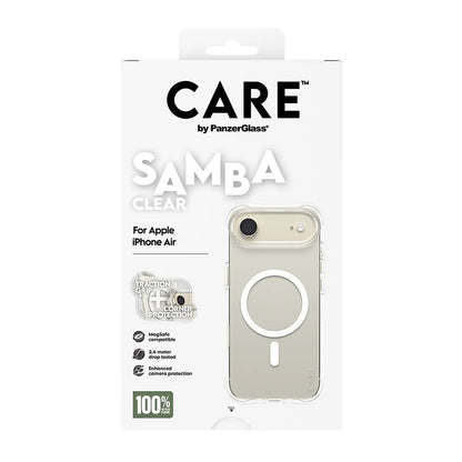 Ovitek MagSafe za Apple iPhone 17 Air, PanzerGlass, Modno Oskrbovan, Prosojno Bel