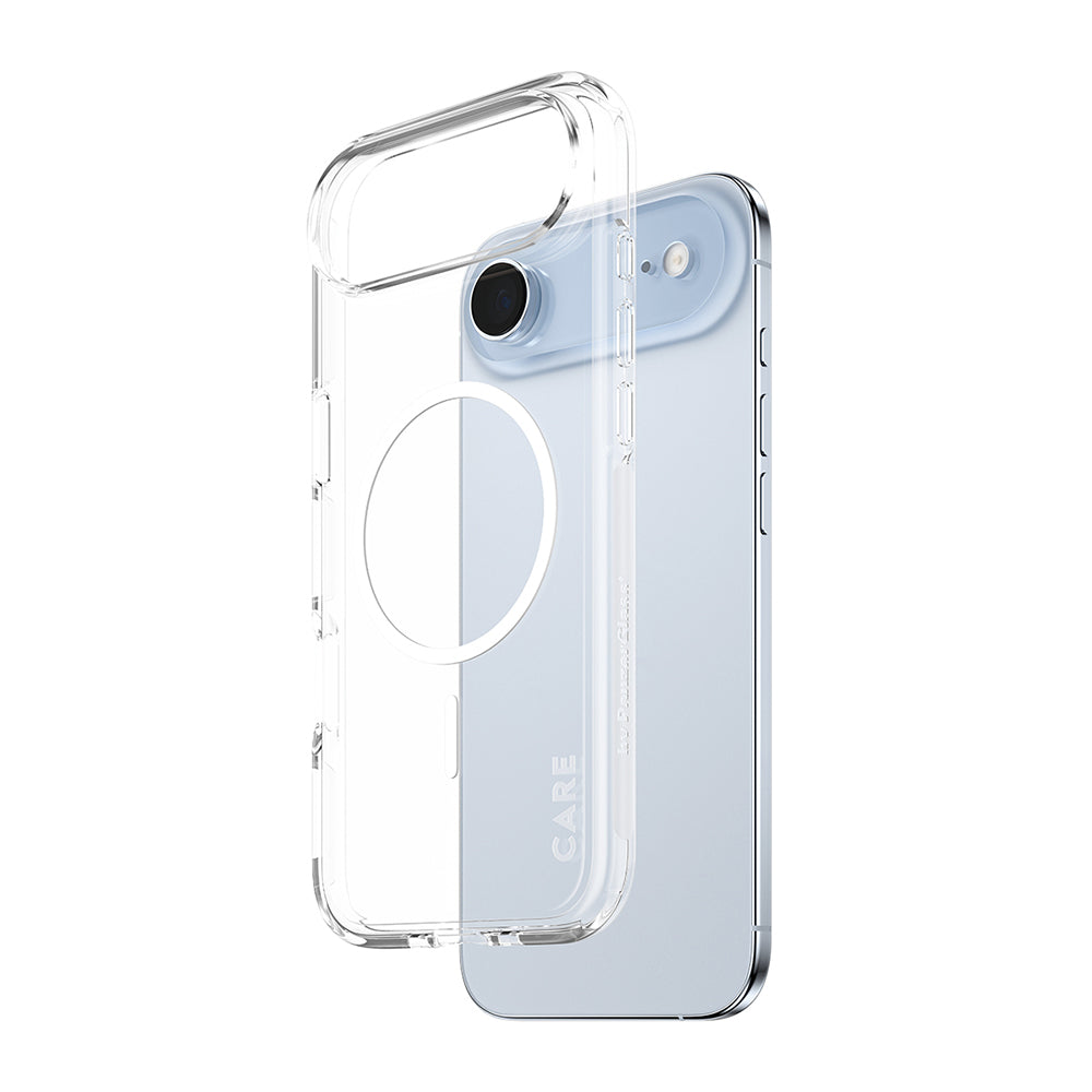 Ovitek MagSafe za Apple iPhone 17 Air, PanzerGlass, Care Urban Explorer, Prozorna Bela