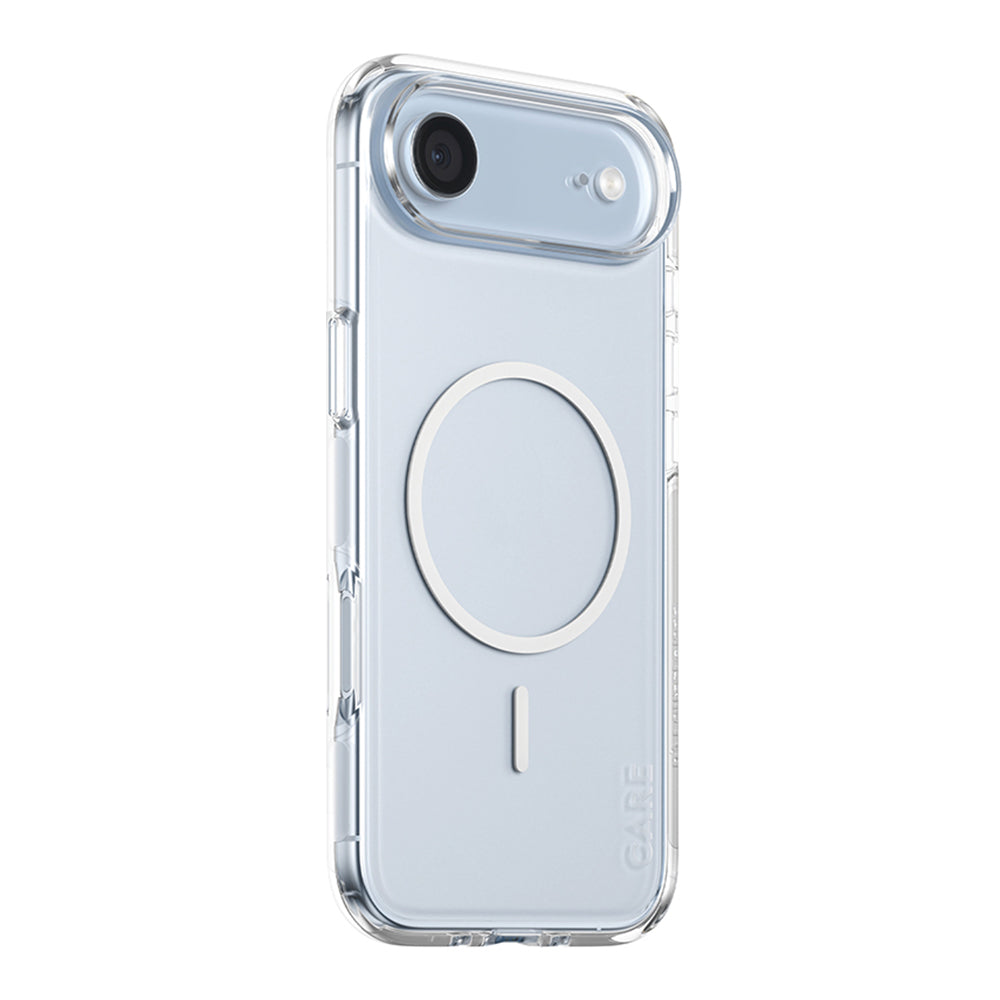 Ovitek MagSafe za Apple iPhone 17 Air, PanzerGlass, Care Urban Explorer, Prozorna Bela