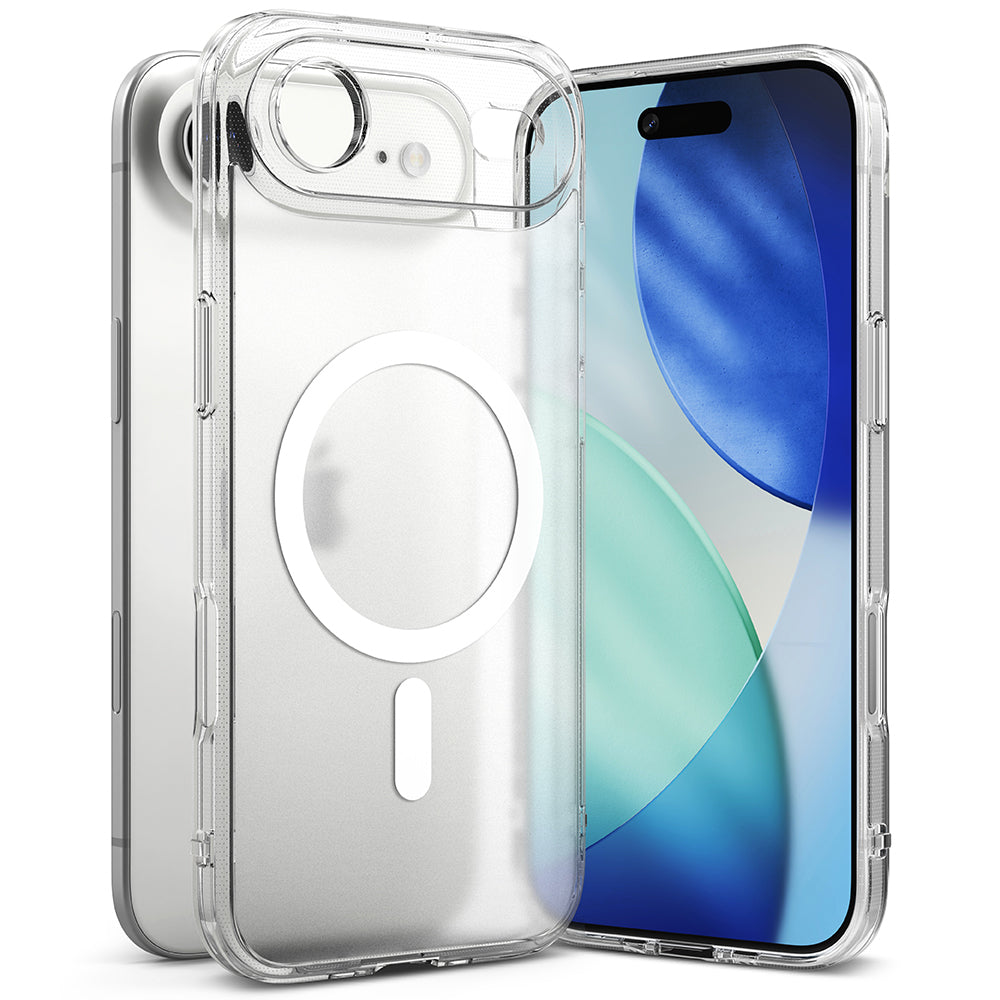 Ovitek MagSafe za Apple iPhone 17 Air, Ringke, Fusion, Mat Transparent