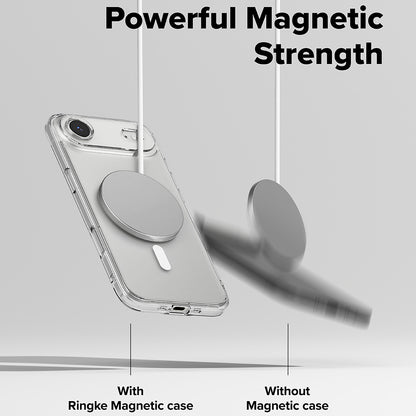 Ovitek MagSafe za Apple iPhone 17 Air, Ringke, Fusion, Mat Transparent