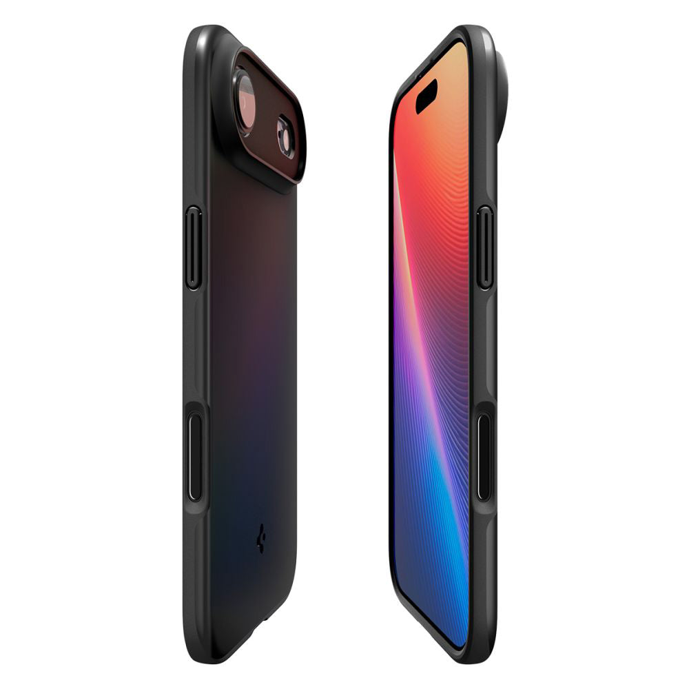 Ovitek MagSafe za Apple iPhone 17 Air, Spigen, Thin Fit, Črn