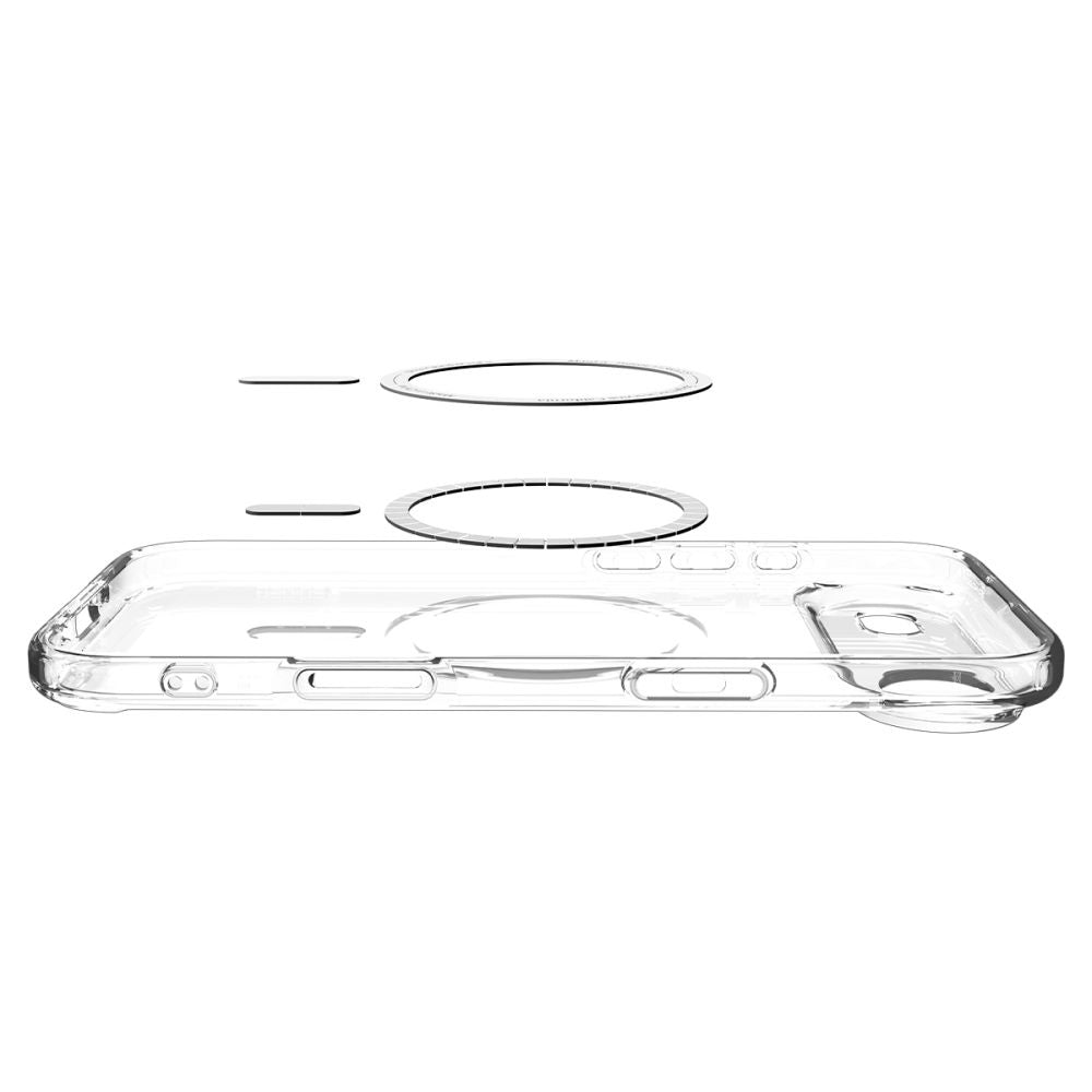 Ovitek MagSafe za Apple iPhone 17 Air, Spigen, Ultra Hybrid, Satenasto Bela
