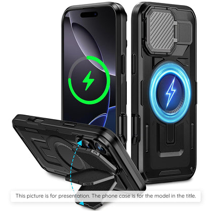 Ovitek MagSafe za Apple iPhone 17 Air, Techsuit, CamVault, Črn