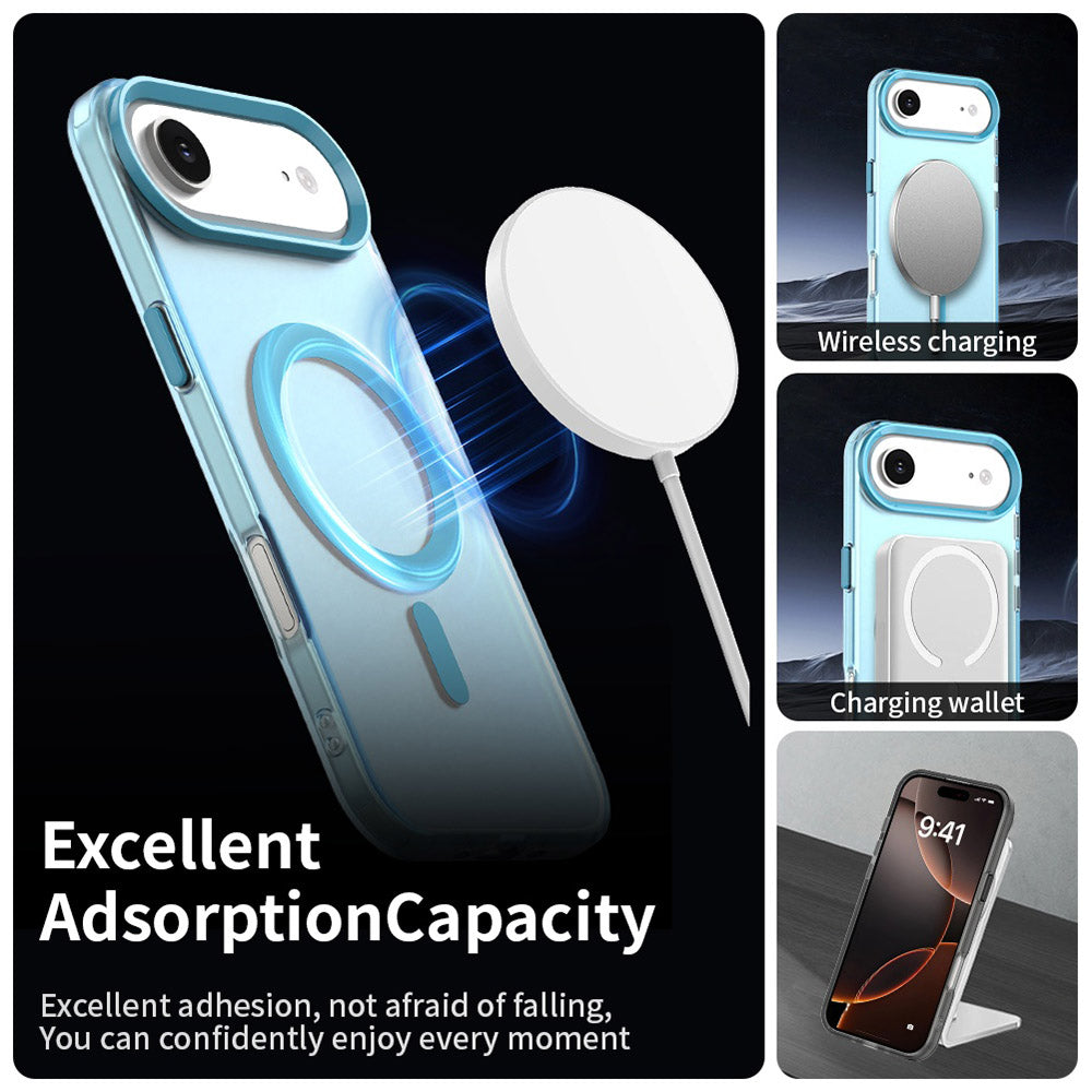 Ovitek MagSafe za Apple iPhone 17 Air, Techsuit, CandyCase, Modra