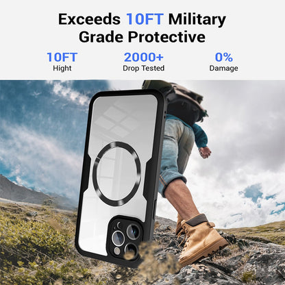 Ovitek MagSafe za Apple iPhone 17 Air, Techsuit, ColorVerse 360, Vijolična