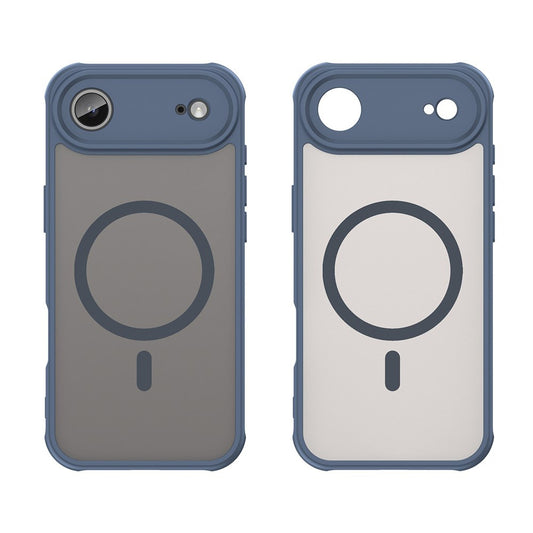 Ovitek MagSafe za Apple iPhone 17 Air, Techsuit, HaloFrost II, Temno modra