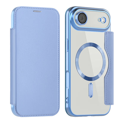 Ovitek MagSafe za Apple iPhone 17 Air, Techsuit, SmartMag Book, Bleu