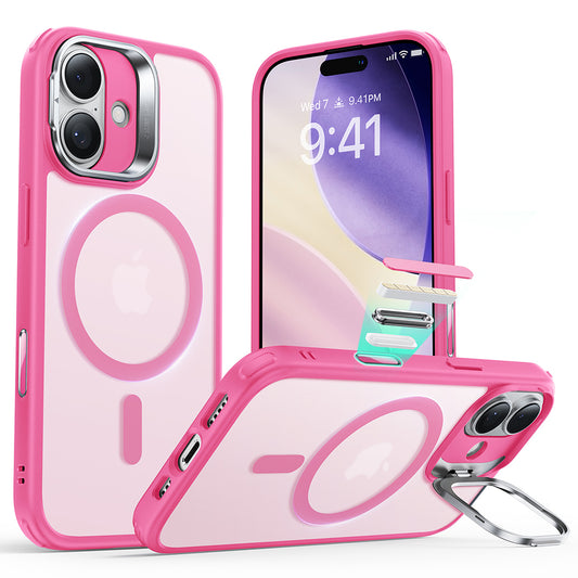 Ovitek MagSafe za Apple iPhone 17, ESR, Classic Hybrid Kickstand, Satenasto Roza