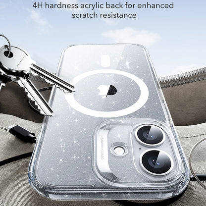 Ovitek MagSafe za Apple iPhone 17, ESR, Classic Hybrid Shimmer, Prozoren
