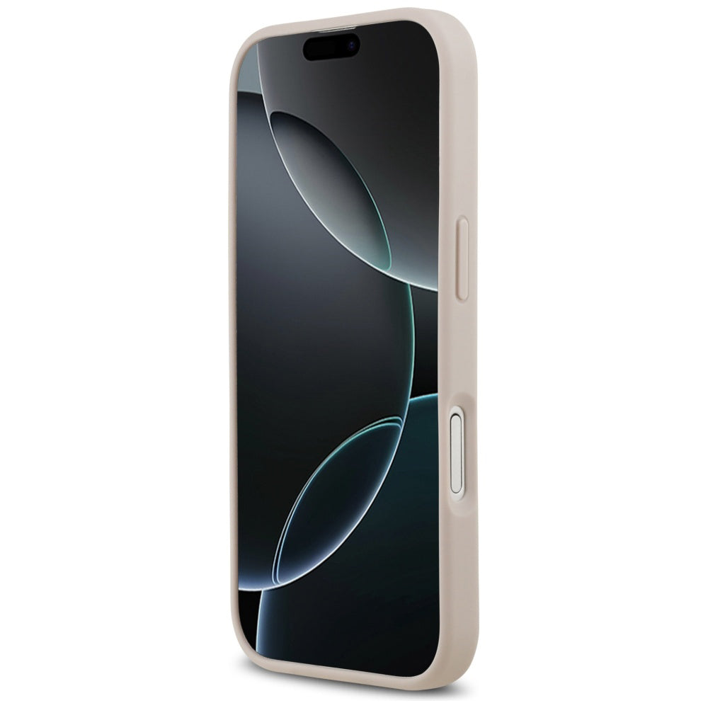 MagSafe Case for Apple iPhone 17, Guess, 4G Circle Classic Logo, Pink