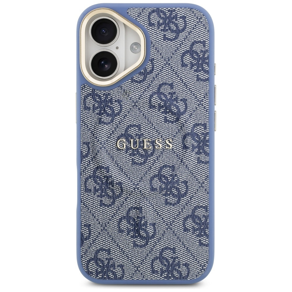 MagSafe ovitek za Apple iPhone 17, Guess, 4G Classic, Modra