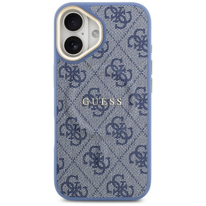 MagSafe ovitek za Apple iPhone 17, Guess, 4G Classic, Modra