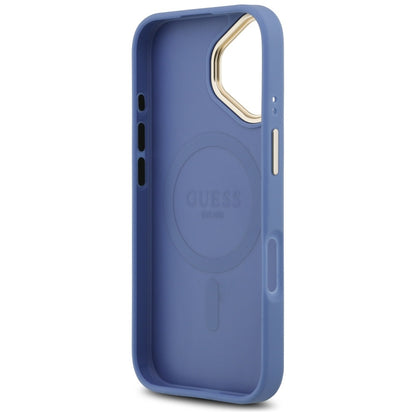 MagSafe ovitek za Apple iPhone 17, Guess, 4G Classic, Modra